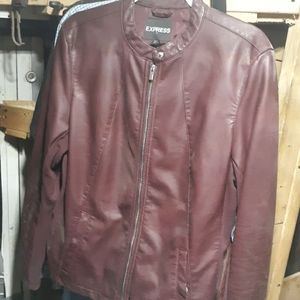 Womens leather jacket xl